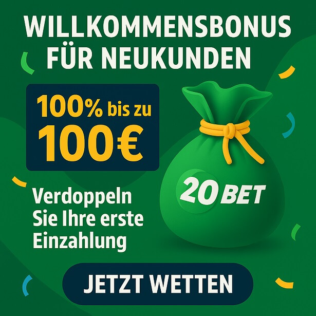 Willkommensbonus für deutsche Spieler